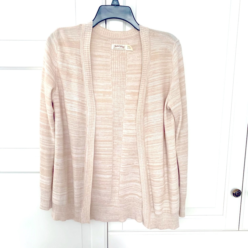 Faded Glory cardigan. Like new, excellent condition. Beige/tan. Size small